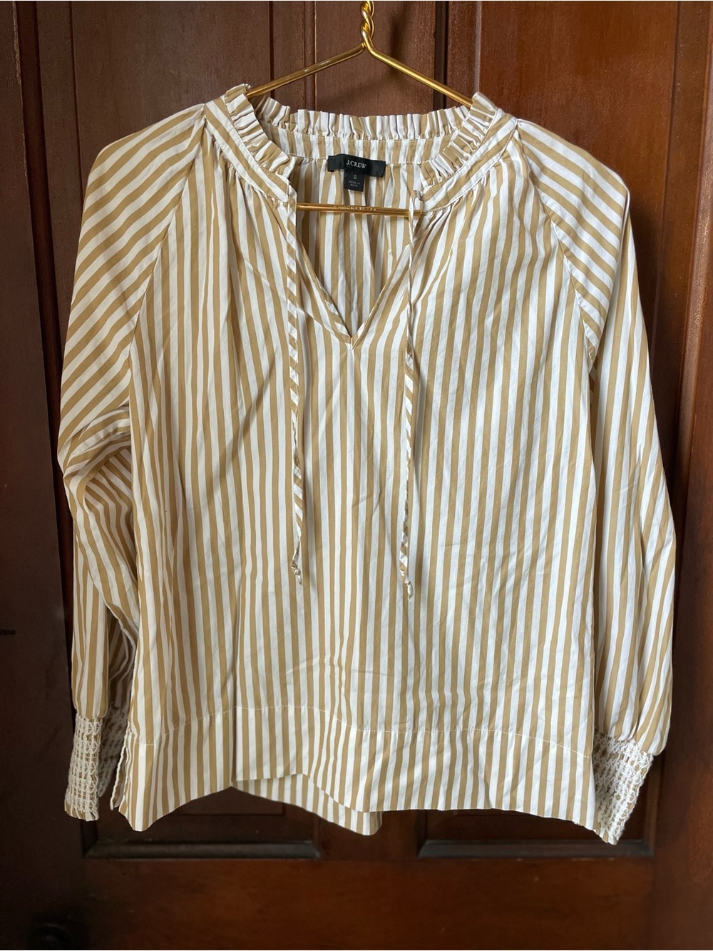 J.Crew women's small long sleeve striped top